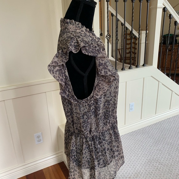 All Saints ruffle trim blouse - Picture 2 of 5